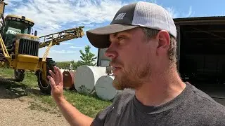 POV: Spraying Corn in a 1064 Rogator
