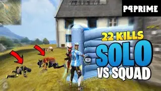 22 KILL DUO VS SQUAD | INSANE FREE FIRE HIGHLIGHT @p4prime #primegaming