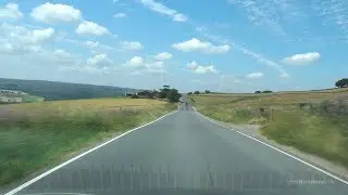 Красивая британская деревня  Вождение в британской сельской местности