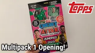 Multipack 1 Opening! - Topps Cricket Attax The Hundred 2023 Trading Card Collection! 🏏