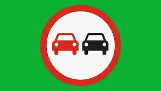 Free Animated Traffic Signs | Green Screen Background