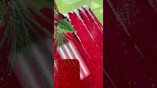 Mod podge resin over onestroke painting