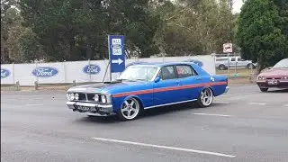 Fords leaving All Ford Day Geelong 2025. Part 4