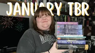 My January TBR✨ || big fantasy reads, book club cohost, and friend recs🎉