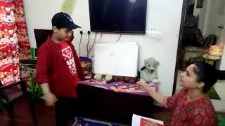 Arnav Gautam Acting as a Teacher