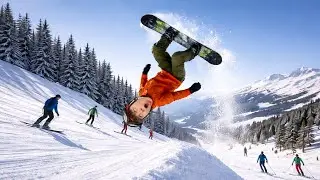 La ski in Muntii Alpi - Day 3┃Am incercat niste sarituri (anul viitor pro)