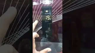 Haier inverter refrigerator Demo All model | how to set temperature setting in haier inverter series