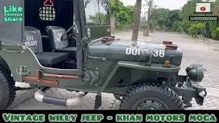 Old vintage look willy modified | Khan Motors Moga |M-9914876961 | Ready on order basis | booking on