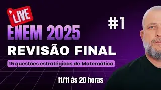 Revis&atilde;o Final ENEM 2025 - Dia 1/3 | M&eacute;todo El&aacute;stico com Prof. Alisson Marques