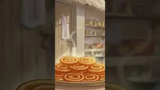Peaceful Indian Village Cooking ASMR | Studio Ghibli&ndash;Inspired Jalebi #villagecooking #asmr #ghibli