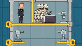 Pick Up Bag Puzzle Spy New Gameplay ♡ Rescue Man Pull The Pin Game