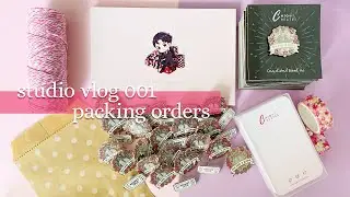 Studio Vlog 01: Packing Orders from Website and Etsy