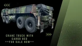 1988 M977 Oshkosh 8X8 Truck With Material Handling Crane