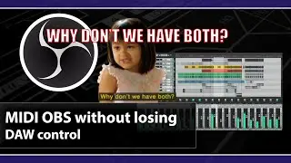 OBS MIDI and DAW control
