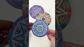 DIY COASTERS using Life of Colour paint pens