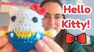 Набор для обучения вязанию крючком Woobles Hello Kitty 🎀 | Мой отзыв как начинающей вязальщицы 🧶