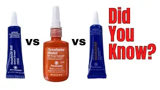 Nuts & Bolts - Permatex Threadlocker Blue, Orange, & Red