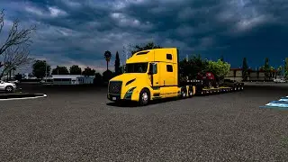 Yellow Beast on Duty! Volvo VNL Delivers Massive Machine | ATS