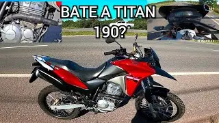 TESTE HONDA XRE 300 COM CURVA DE ESCAPE WACS - SER&Aacute; QUE GANHA DA TITAN 190?