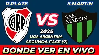 RIVER PLATE VS SAN MART&Iacute;N D&Oacute;NDE VER EN VIVO FECHA HORA HORARIO CUANDO JUEGAN EN VARIOS PA&Iacute;SES