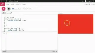 p5js #5 - setup and draw functions