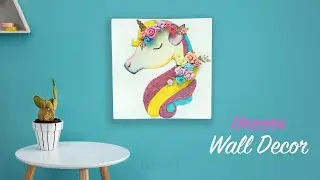 DIY Unicorn Wall Decor | Wall Decoration Ideas | DIY Wall Hanging Decor