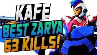 KAFEEE BEST ZARYA? 63 ELIMS! [ OVERWATCH SEASON 10 TOP 500 ]