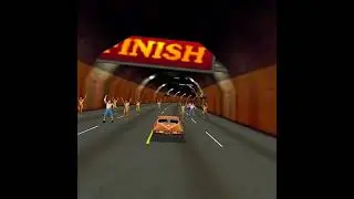 Playing Crusin USA N64 on Dolphin VR with Oculus Quest 3 and G29 racing wheel connected to ReasnowS1