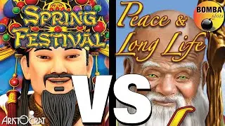 🏮Spring festival VS 🍑 Peace and Long Life Dragon Link at The Cosmopolitan in Las Vegas Slot Machine