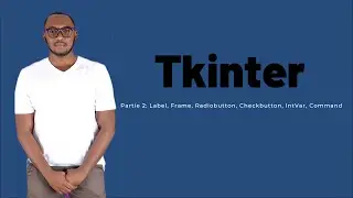 Tkinter, programmation d'applications graphique  avec Tkinter.