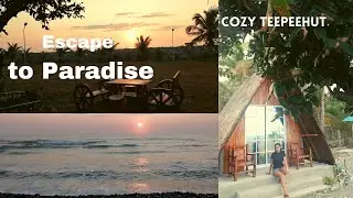 Experience Beachfront Bliss in Our New Teepee Hut Cottage#beachholiday #beachlife #beachvacation