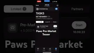 Paws Pre-Market teaser task