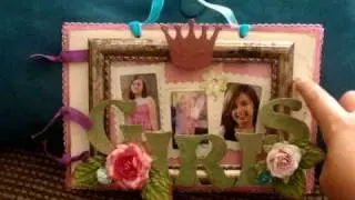 Altered Scrapbook Frames