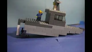 my lego boat sinking moc stop motion
