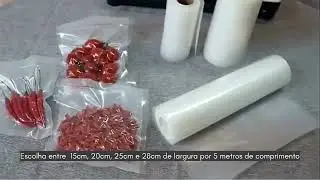 Como usar: Rolo / Bobina com Ranhura ou Gofrado para Seladoras Dom&eacute;sticas - Kajamaq