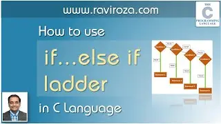 How to use if...else if ladder in C Language (Gujarati)