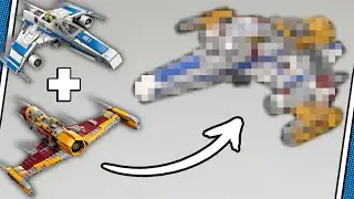 Я превратил E-Wing и истребитель Шин Хати в одну ЭПИЧЕСКУЮ альтернативную сборку! (75364)
