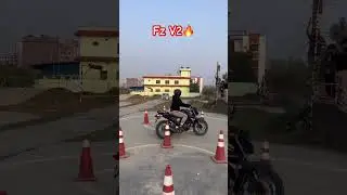 Fz V2 बाट trail pass💯   #butwalmuser #supermoto #fypシ