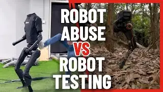 Robot Abuse in LimX Dynamics&rsquo; Robot P1 Technician BEATING Robot