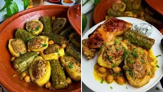 وصفات رمضانية 🌙  دولمة بطاطا وقرعة بلاصوص بلونش بزاف بنينة خبو الوصفة لرمضان تحتاجوها🇩🇿