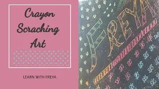 Easy Crayons Scratching Art | Different Texture Art with Crayons | CraftyPuppet
