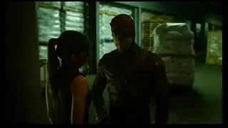 (Daredevil 2x07) Matt and Elektra fight the Yakuza at the trains