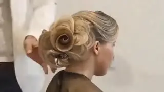 How to make rose of your hair