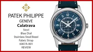 Patek Philippe Calatrava Stainless Steel Grey-Blue Dial 6007A-001 - REVIEW