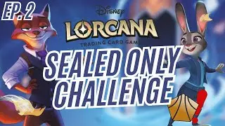 Sealed Only Lorcana Ep.2 - First Legendary Pulled!