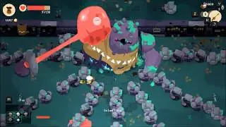 Moonlighter vs Golem King - First dungeon Boss Fight Tutorial Gameplay