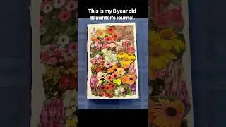 Kid&rsquo;s junk journal flip through. #junkjournals #junkjournaling  #journalingforkids #kidsjournal