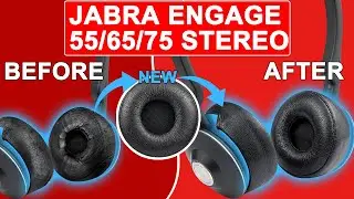SOULWIT&reg; | How to Replace Jabra Engage 55/65/75 (Stereo Version) Earpads | Repair Parts Kit