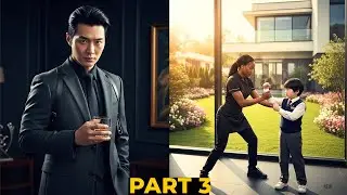 THE KOREAN MAFIA BOSS FROZE WHEN HE SAW HIS NEW BLACK MAID TRAINING HIS SON LIKE A WARRIOR | PART 3