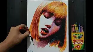 Lalisa Manoban || Crayola Crayons Portraiture || Art Tutorial